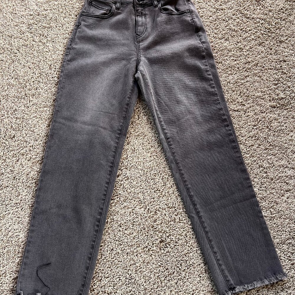 Volcom STN Step Hi-Rise Pants – Size 25, High Waisted Gray Denim